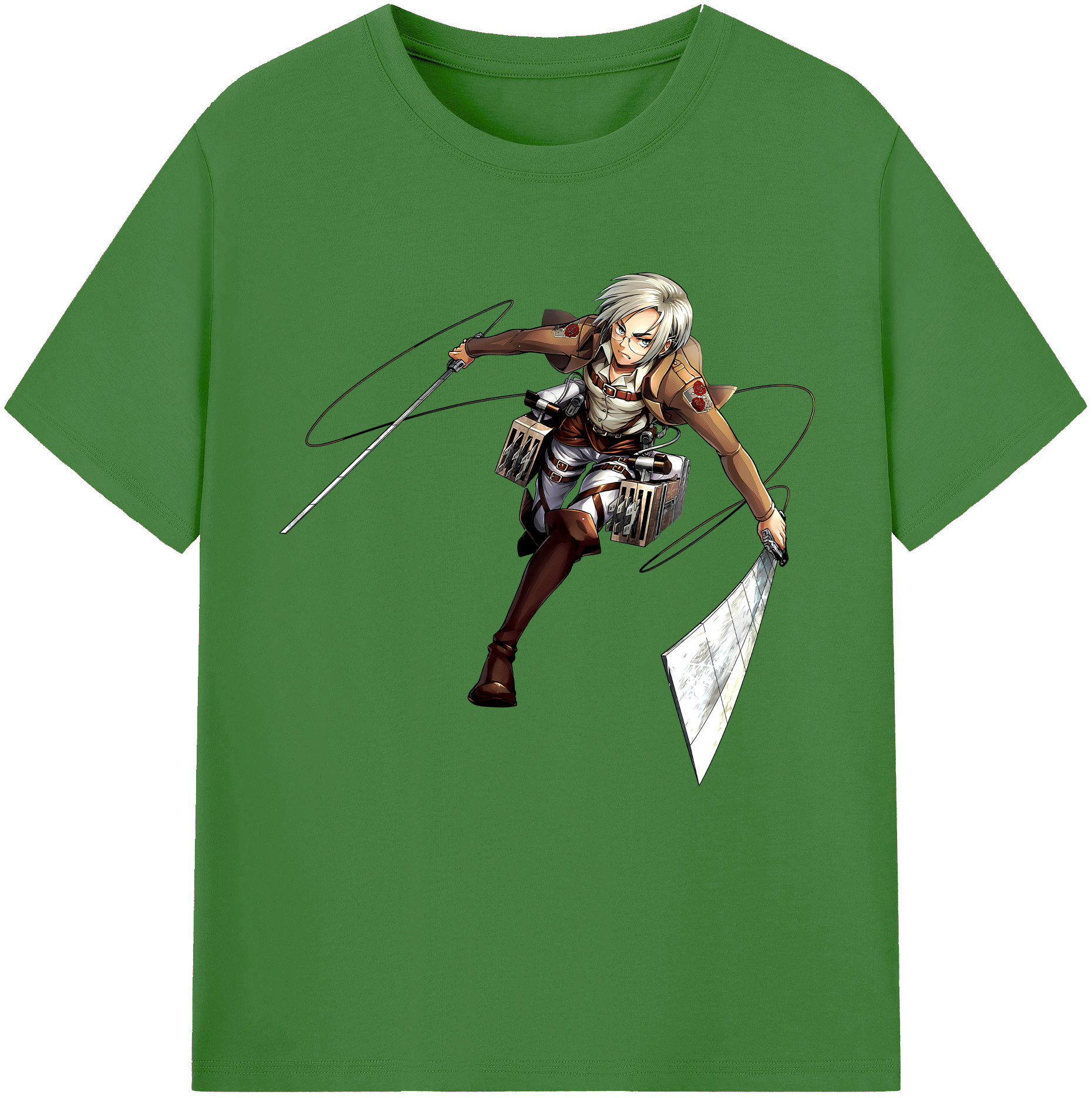 （画像用）  レディースカジュアルプリントTシャツ（綿100％）